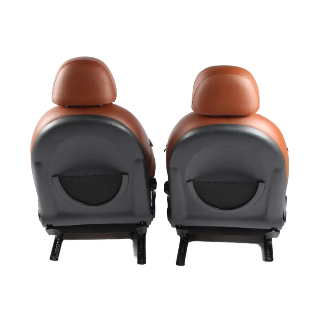 Leather Seats Mini Cooper R52 Sport Malt Brown English Front Rear Seat Sidewalk to with Part number 9128200 Leather Seats Mini Cooper R52 Sport Malt Brown English Front Rear Seat Sidewalk - SKU 9128200-1 - Part number 9128200