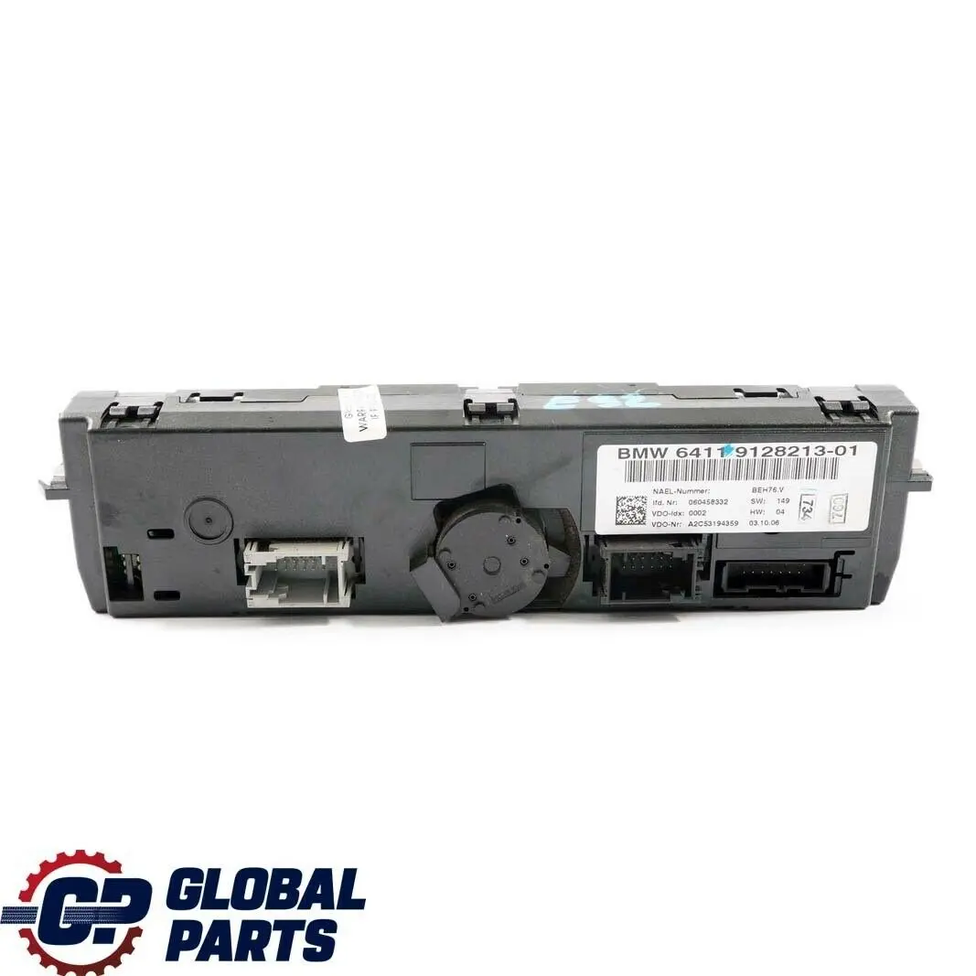Automatic Heater Panel BMW E92 E93 Air Conditioning A/C - SKU 9128213 - Part number 9128213