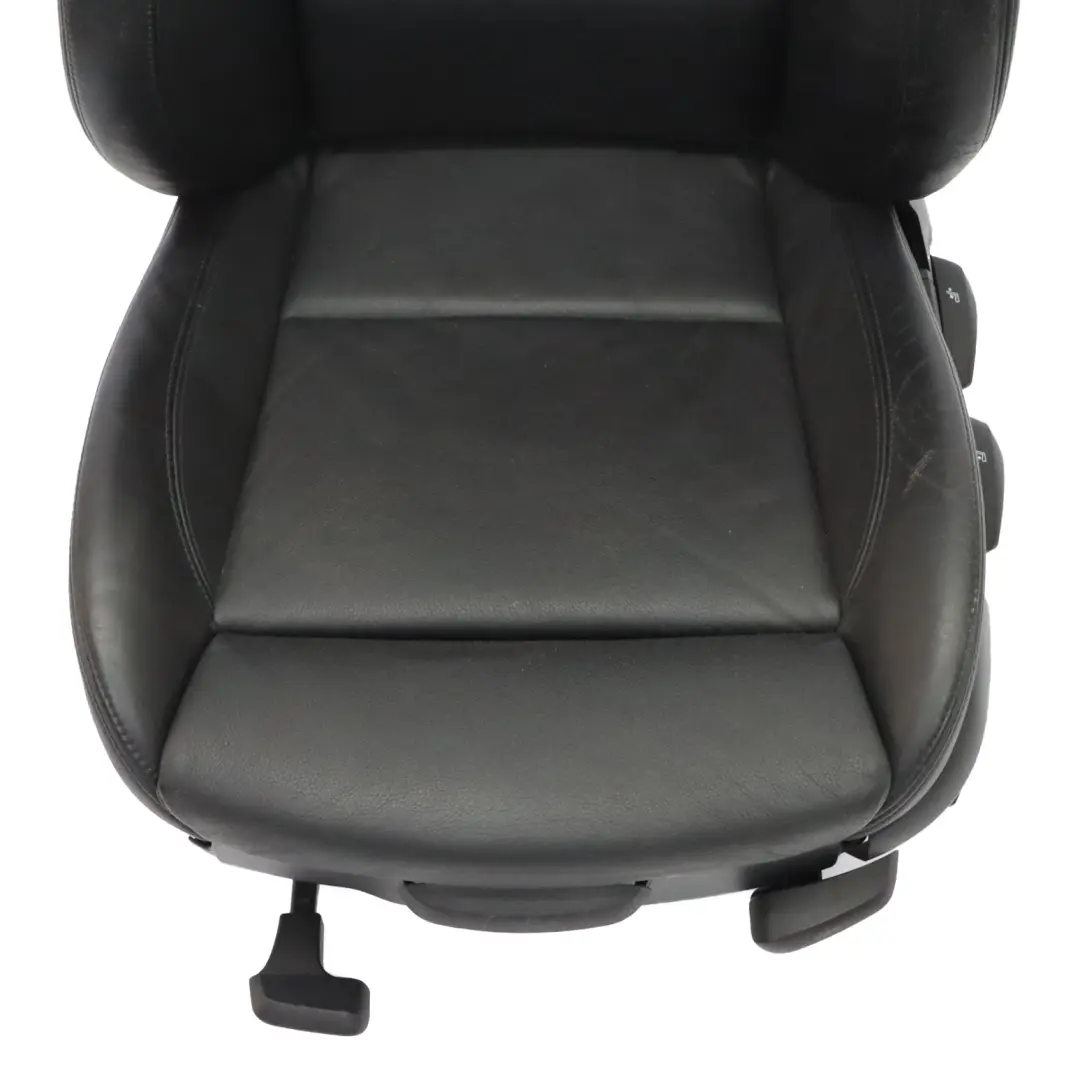 BMW E87 LCI Sport vorne links Sitz Schwarz Leder Boston Interieur - SKU 9128287 - Teilenummer 9128287