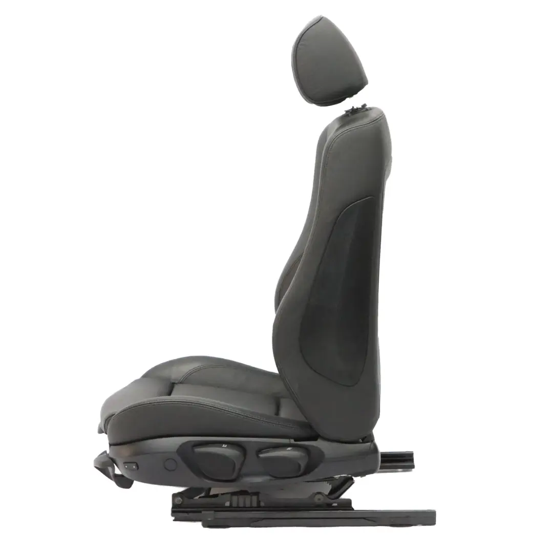 BMW E87 LCI Sport vorne links Sitz Schwarz Leder Boston Interieur - SKU 9128287 - Teilenummer 9128287
