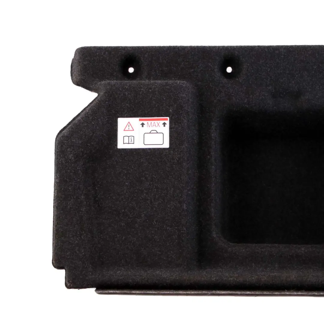 Trunk Wall Partition Trim Panel para BMW Z4 E89 Convertible Roadster con número de pieza 9128466 BMW Z4 E89 Convertible Roadster Trunk Wall Partition Trim Panel - SKU 9128466 - Número de pieza 9128466