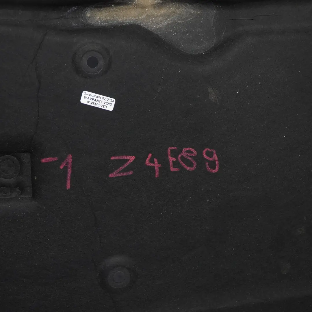 Copertura Isolamento Acustico Vano Cofano Motore per BMW Z4 E89 con numero di parte 9128511 BMW Z4 E89 Copertura Isolamento Acustico Vano Cofano Motore - SKU 9128511 - Numero di parte 9128511
