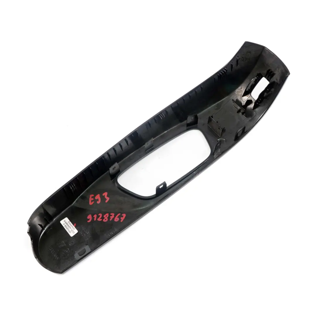 BMW E93 Cabrio Vordersitz Links Innen Blende Abdeckung Schwarz 9113427 - SKU 9128767 - Teilenummer 9128767