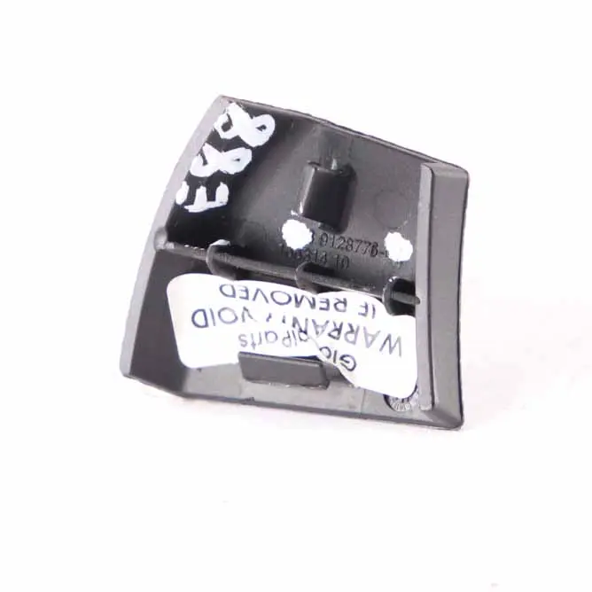 Belt Cover Trim Rear Right O/S Black to BMW E88 Seat with Part number 9128776 BMW E88 Seat Belt Cover Trim Rear Right O/S Black - SKU 9128776 - Part number 9128776