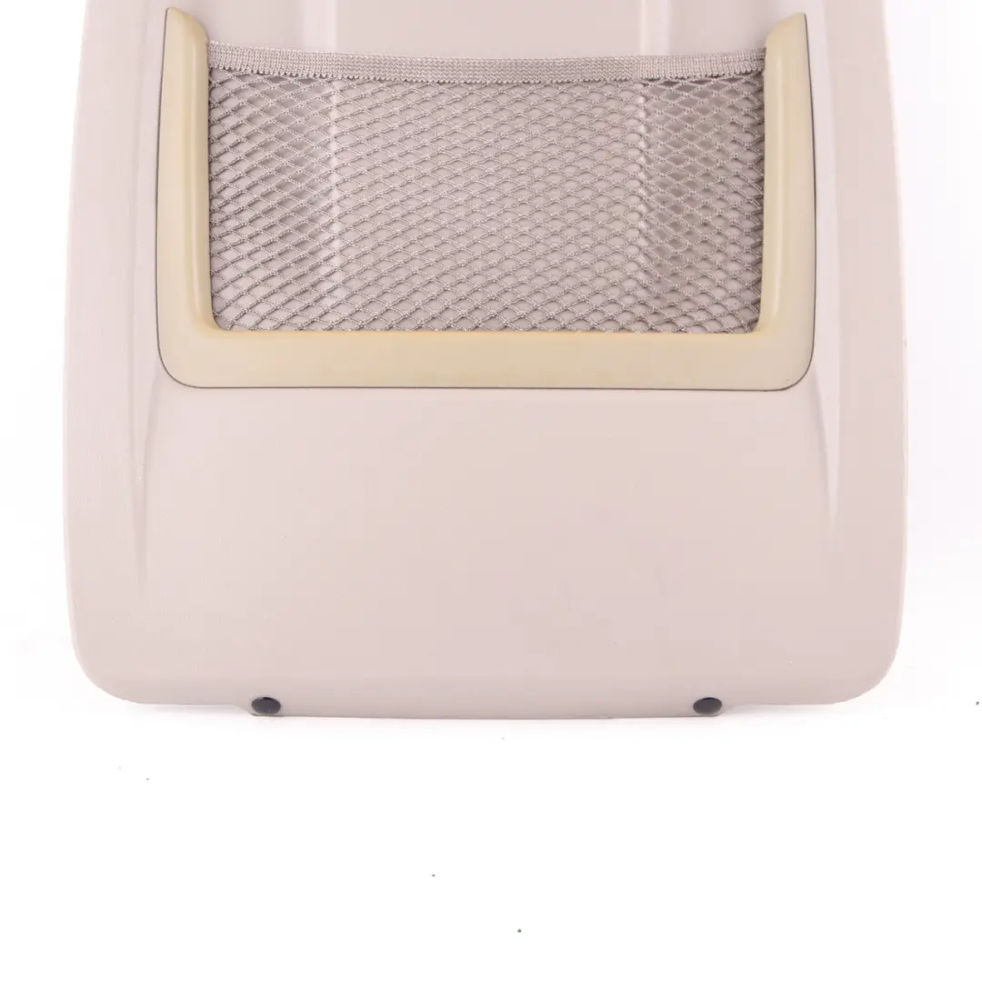 Front Seat Panel BMW E81 E82 E87N E88 Rear Panel With Net Bag Beige Greige87 to with Part number 9128946 Front Seat Panel BMW E81 E82 E87N E88 Rear Panel With Net Bag Beige Greige87 - SKU 9128946-1 - Part number 9128946