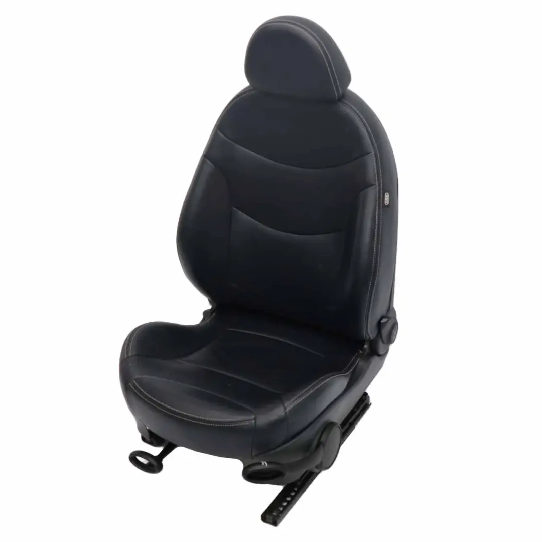 Vordersitz Mini Cooper R50 R52 R53 Beheizt LinksLeder Dunkelblau Weiß Naht für mit Teilenummer 9128961 Vordersitz Mini Cooper R50 R52 R53 Beheizt LinksLeder Dunkelblau Weiß Naht - SKU 9128961-1 - Teilenummer 9128961