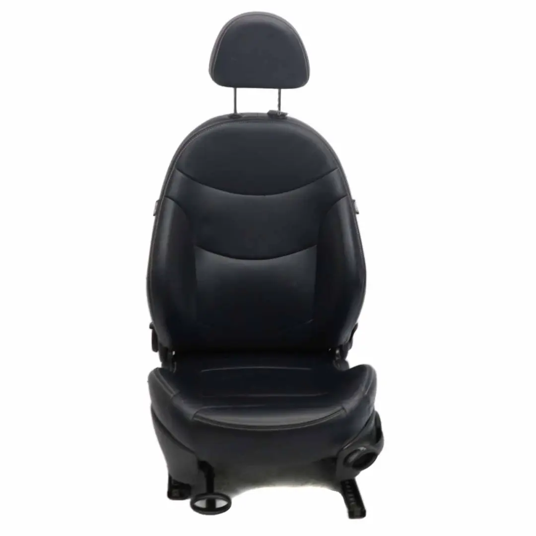  Vordersitz Mini Cooper R50 R52 R53 Beheizt LinksLeder Dunkelblau Weiß Naht - SKU 9128961-1 - Teilenummer 9128961