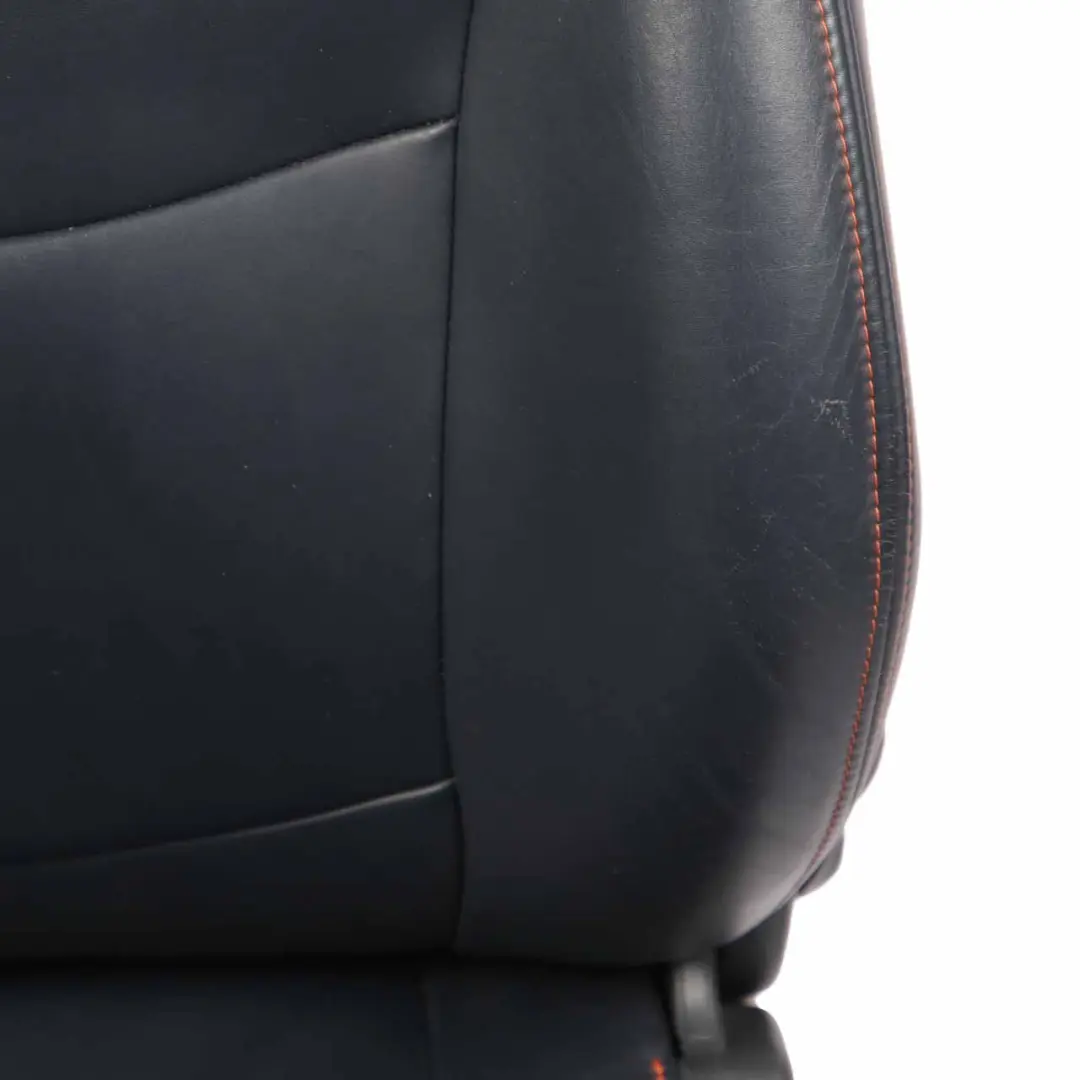 Leather Seats Mini R52 Convertible Sport Front Rear Right Left Seat Orange Seam to with Part number 9128973 Leather Seats Mini R52 Convertible Sport Front Rear Right Left Seat Orange Seam - SKU 9128973-1 - Part number 9128973