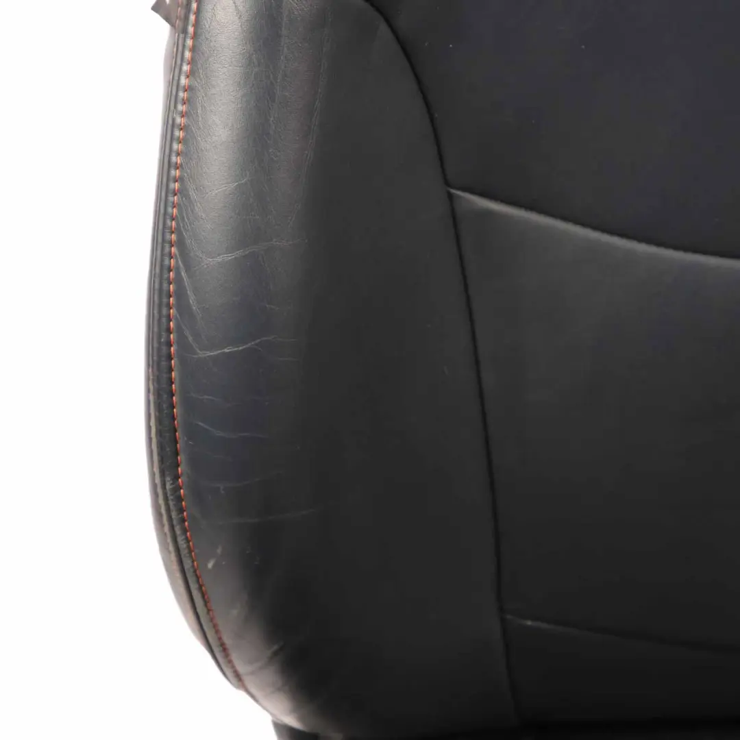 Leather Seats Mini R52 Convertible Sport Front Rear Right Left Seat Orange Seam to with Part number 9128973 Leather Seats Mini R52 Convertible Sport Front Rear Right Left Seat Orange Seam - SKU 9128973-1 - Part number 9128973