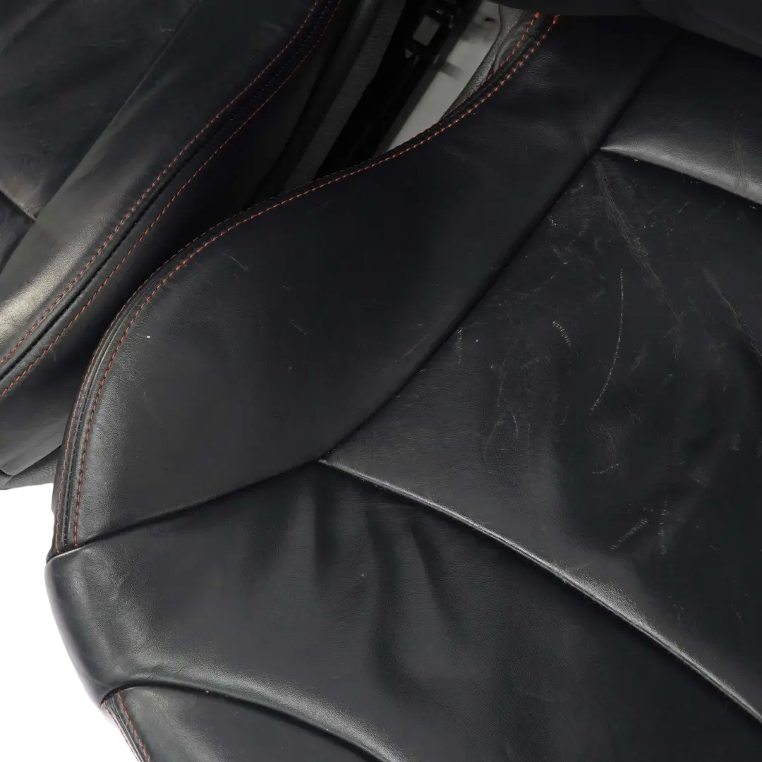 Front Seats Right Left Seat Leather Orange Seam to Mini Cooper R50 R52 R53 Sport with Part number 9128973 Mini Cooper R50 R52 R53 Sport Front Seats Right Left Seat Leather Orange Seam - SKU 9128973 - Part number 9128973