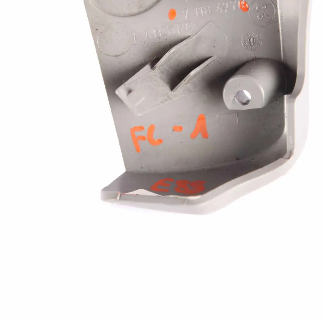 Inner Trim Cover Front Left Alaska Grey to BMW E81 E88 Seat with Part number 7118477 BMW E81 E88 Seat Inner Trim Cover Front Left Alaska Grey - SKU 9129291 - Part number 7118477