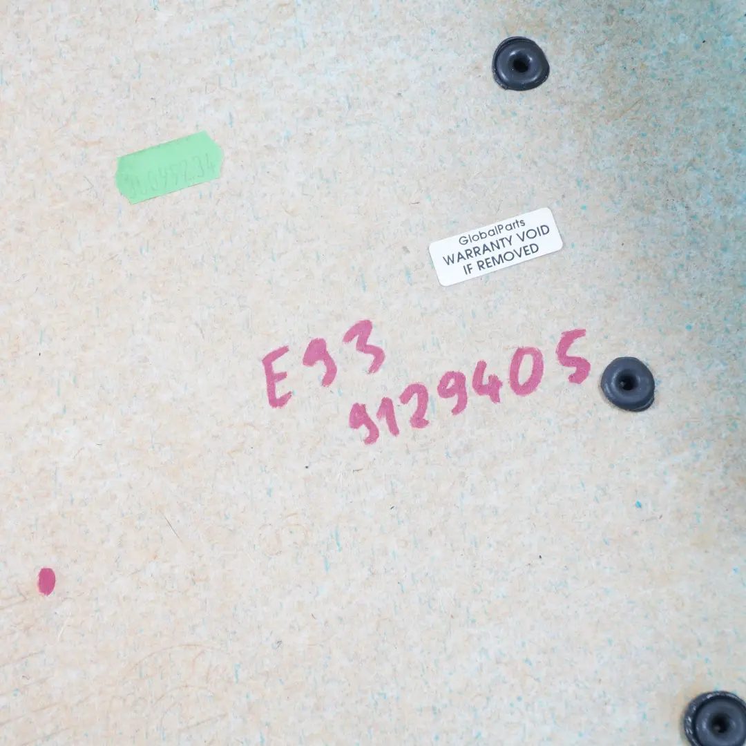 Osłona Oparcia Fotela Lewy Przód do BMW E93 o numerze 9129405 BMW E93 Osłona Oparcia Fotela Lewy Przód - SKU 9129405 - Numer Części 9129405