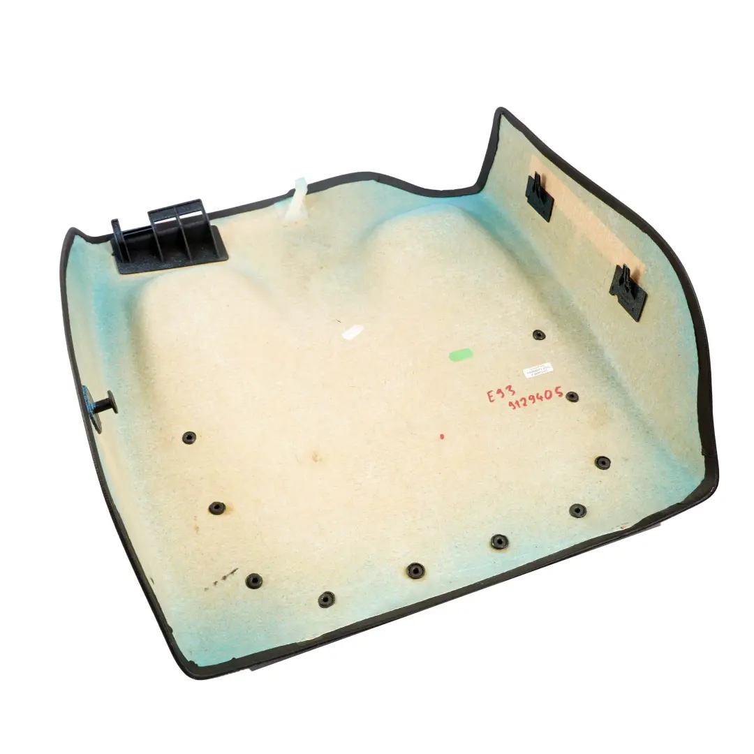 Schienale sedili anteriori BMW E93 sinistro Rivestimento pannello posteriore per con numero di parte 9129405 Schienale sedili anteriori BMW E93 sinistro Rivestimento pannello posteriore - SKU 9129405 - Numero di parte 9129405