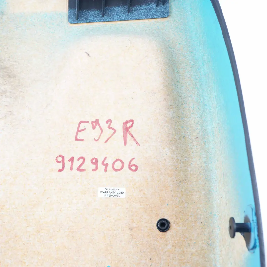 BMW E93 Revetement de panneau de garniture du dossier du siege avant gauche Noir - SKU 9129406 - Numéro de pièce 9129406