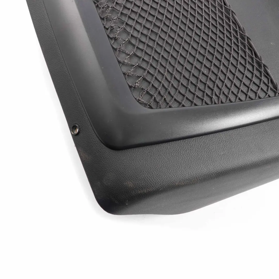 Revetement de panneau de garniture du dossier du siege avant gauche Noir pour BMW E93 à propos du numéro de pièce 9129406 BMW E93 Revetement de panneau de garniture du dossier du siege avant gauche Noir - SKU 9129406 - Numéro de pièce 9129406