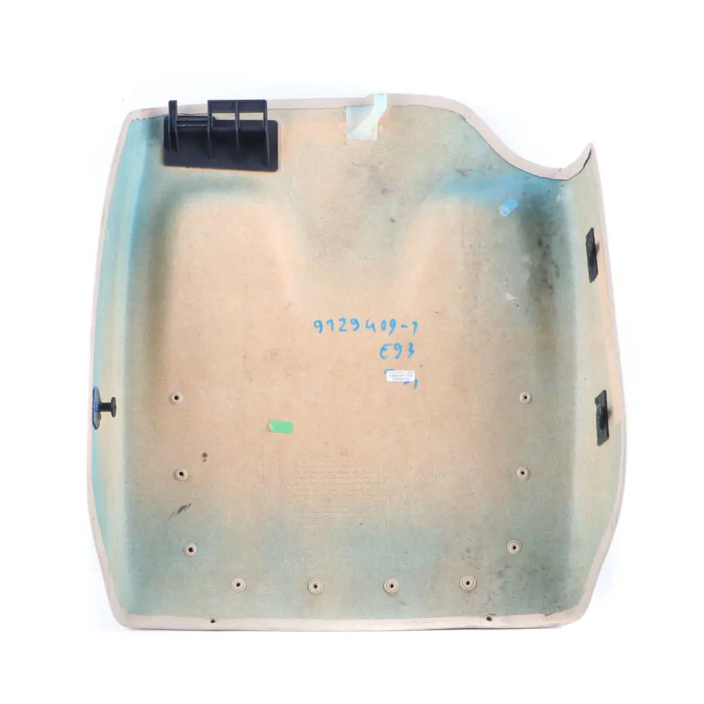 BMW 3 Series E93 Rear Panel Front Seat Panel With Net Bag Cremebeige - SKU 9129409-1 - Part number 9129409