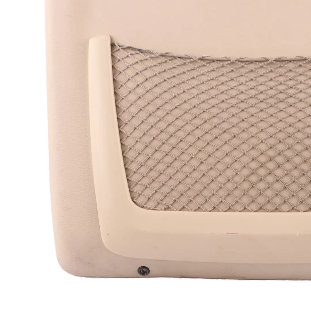 Panel Front Seat Panel With Net Bag Cremebeige to BMW 3 Series E93 Rear with Part number 9129409 BMW 3 Series E93 Rear Panel Front Seat Panel With Net Bag Cremebeige - SKU 9129409-1 - Part number 9129409