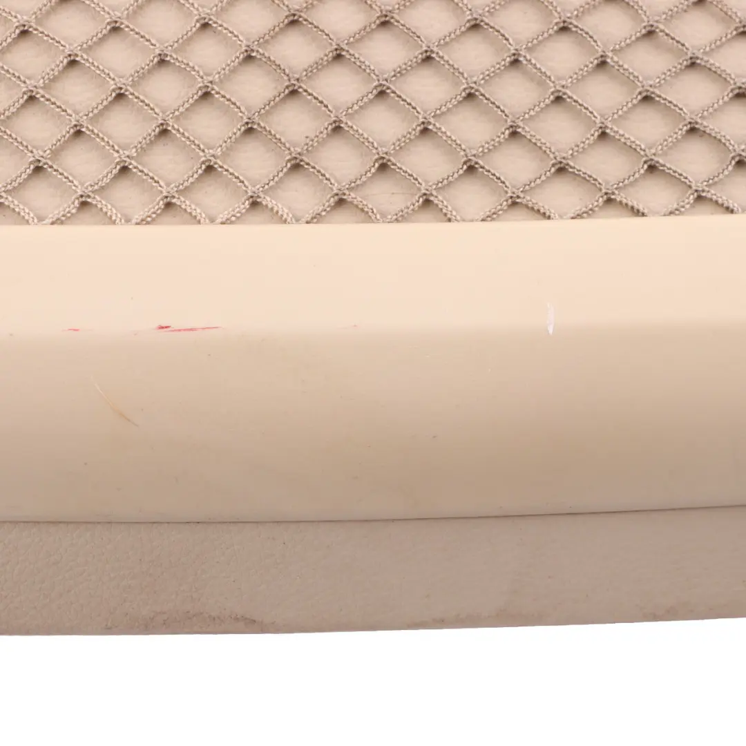 Panel Front Seat Panel With Net Bag Cremebeige to BMW 3 Series E93 Rear with Part number 9129409 BMW 3 Series E93 Rear Panel Front Seat Panel With Net Bag Cremebeige - SKU 9129409-1 - Part number 9129409