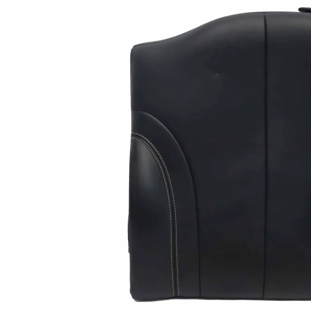 Mini R52 Cabrio Seat Backrest Rear Left N/S Back Rest Cover Leather Dark Blue - SKU 9129413 - Part number 9129413