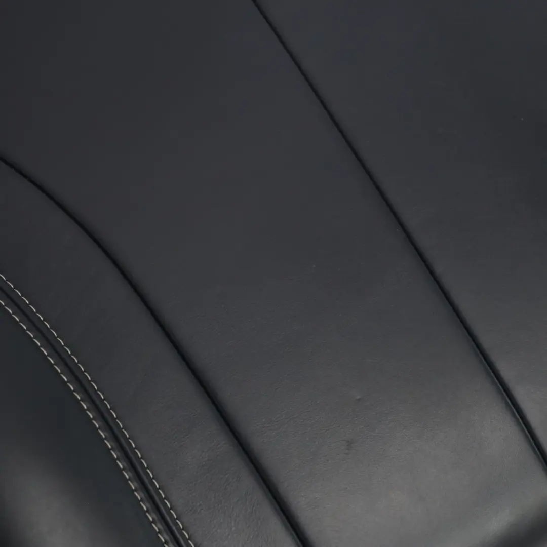 Mini R52 Cabrio Seat Backrest Rear Left N/S Back Rest Cover Leather Dark Blue - SKU 9129413 - Part number 9129413
