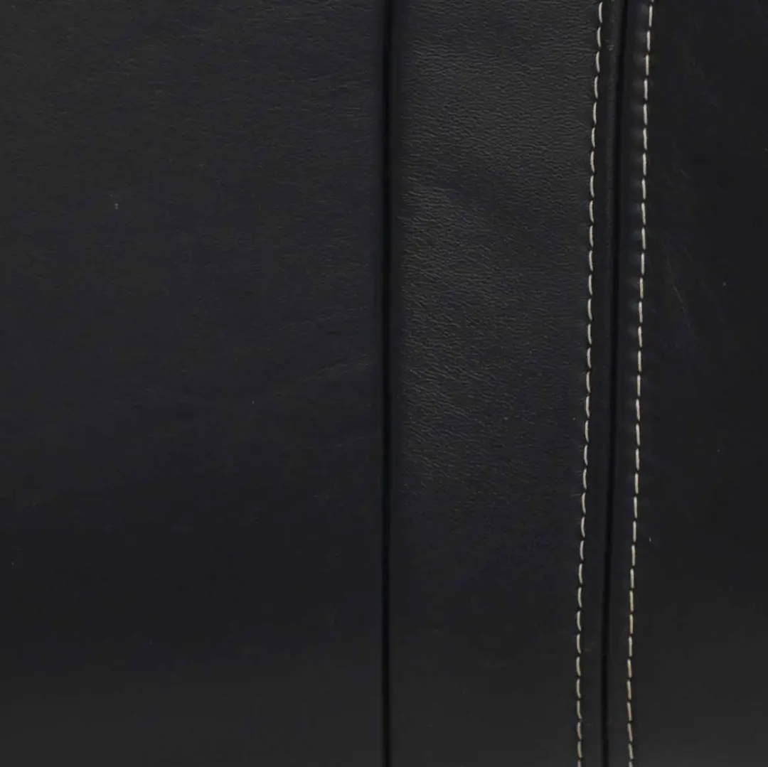 Mini R52 Cabrio Seat Backrest Rear Right O/S Back Rest Cover Leather Dark Blue - SKU 9129414 - Part number 9129414