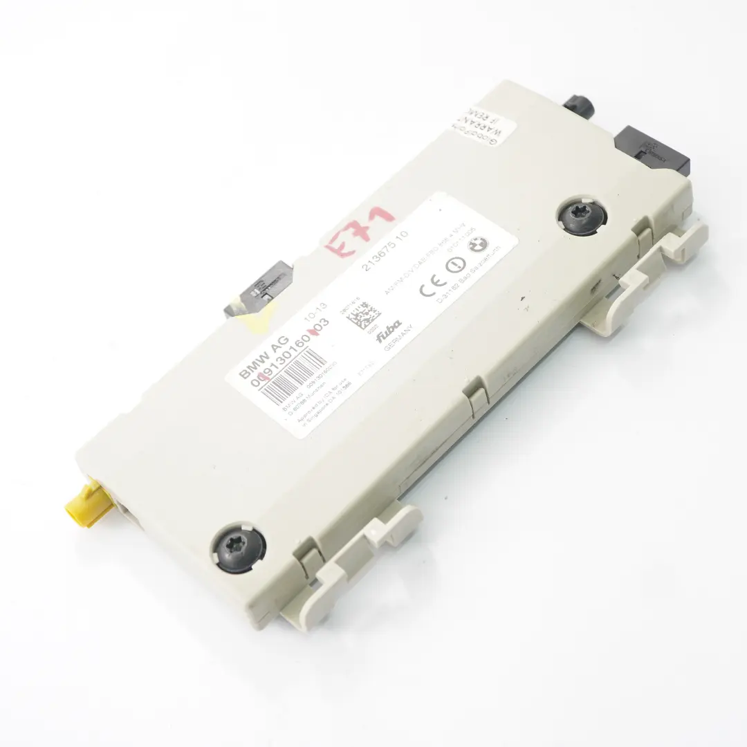Antenna Amplifier Diversity Control Unit Module 868 MHZ to BMW X6 E71 with Part number 9130160 BMW X6 E71 Antenna Amplifier Diversity Control Unit Module 868 MHZ - SKU 9130160 - Part number 9130160