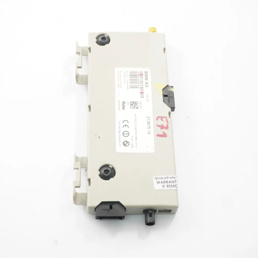 Module l'unité diversité l'amplificateur l'antenne 868 MHZ pour BMW X6 E71 à propos du numéro de pièce 9130160 BMW X6 E71 Module l'unité diversité l'amplificateur l'antenne 868 MHZ - SKU 9130160 - Numéro de pièce 9130160