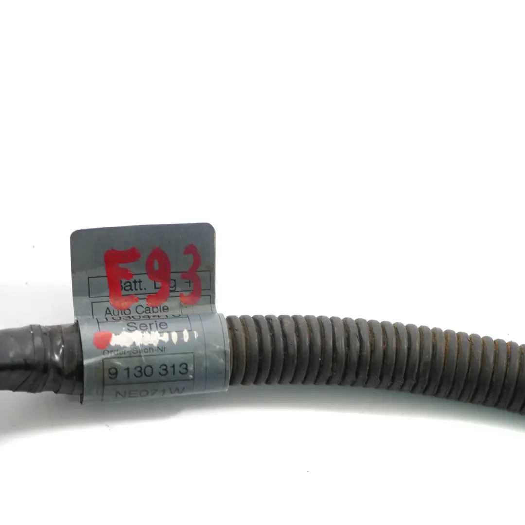 E93N LCI Cabrio Batteria Cavo Plus Polo per BMW E93 con numero di parte 9130313 BMW E93 E93N LCI Cabrio Batteria Cavo Plus Polo - SKU 9130313 - Numero di parte 9130313