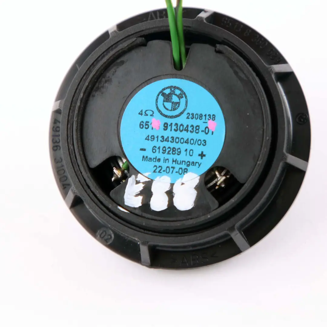 BMW E88 Coperchio altoparlante posteriore Tweeter HIFI laterale Nero - SKU 9130438 - Numero di parte 9130438