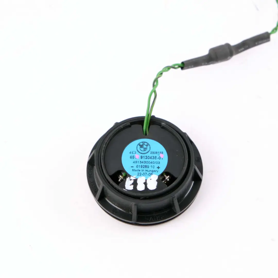 BMW E88 Tweeter Trasero Altavoz HIFI Cubierta Lateral Recorte Negro - SKU 9130438 - Número de pieza 9130438