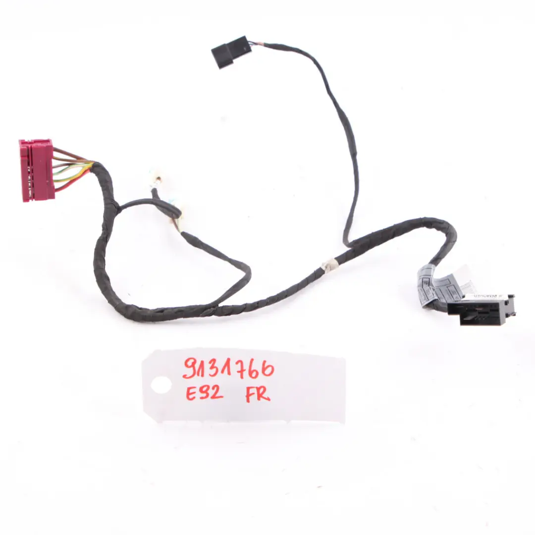 Cableado Asiento Delantero Derecho Asiento Loom Arnés para BMW E81 E82 E90 E92 con número de pieza 9131766 BMW E81 E82 E90 E92 Cableado Asiento Delantero Derecho Asiento Loom Arnés - SKU 9131766 - Número de pieza 9131766
