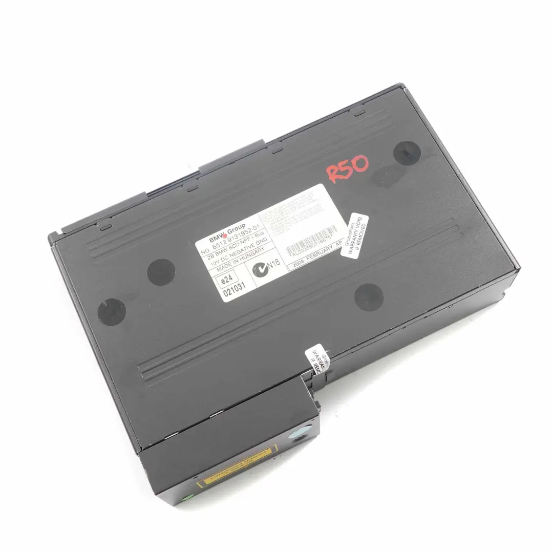 6-Disc CD Changer Multichanger With Magazine to Mini R50 R53 with Part number 6946989 Mini R50 R53 6-Disc CD Changer Multichanger With Magazine - SKU 9131852 - Part number 6946989