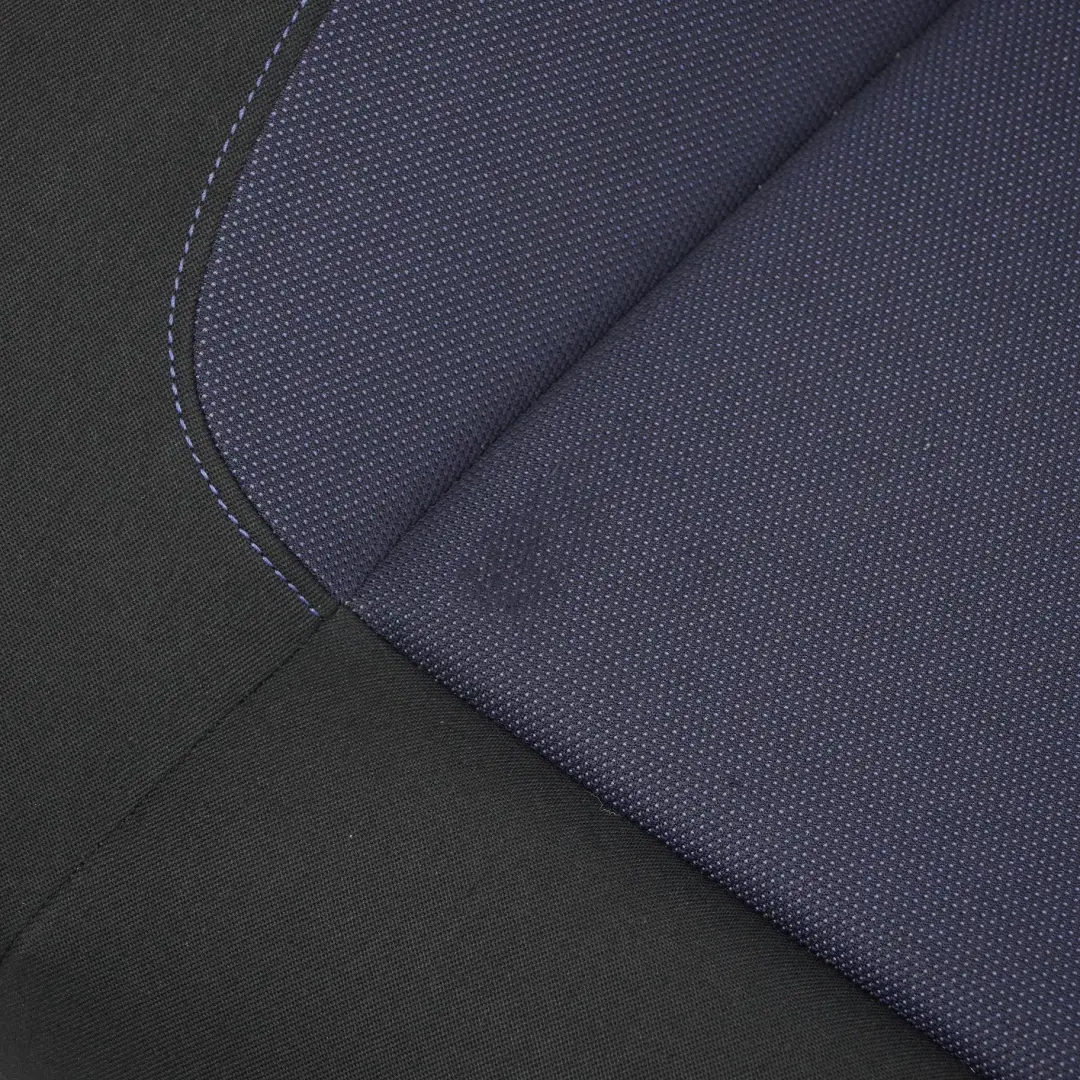 BMW 1 E81 E82 Rear Seat Interior Bench Couch Cover Cloth Fabric Network Blue - SKU 9131877 - Part number 9131877