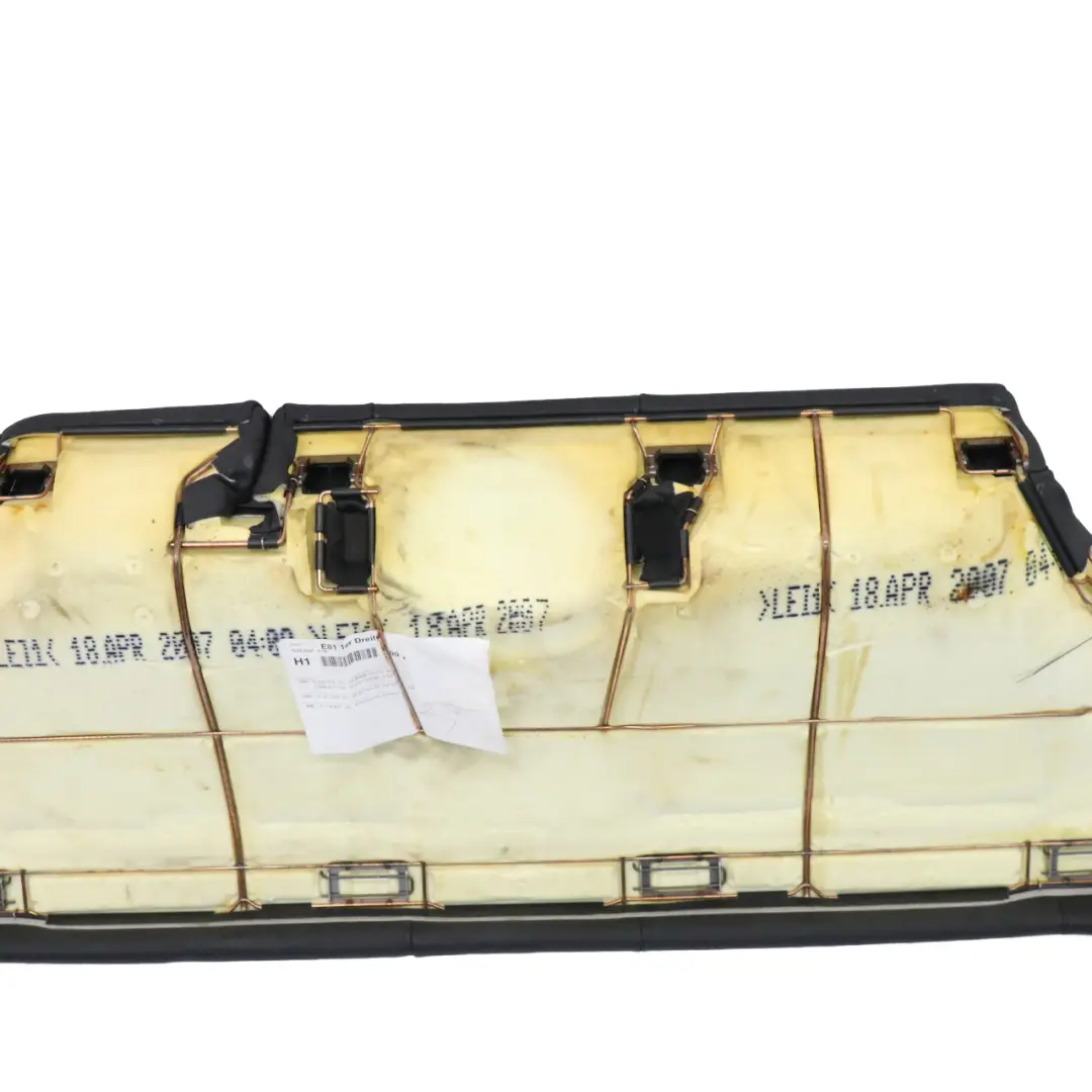 BMW E81 Coupe Rear Seat Interior Bench Couch Black Leather Boston - SKU 9131879-1 - Part number 9131879