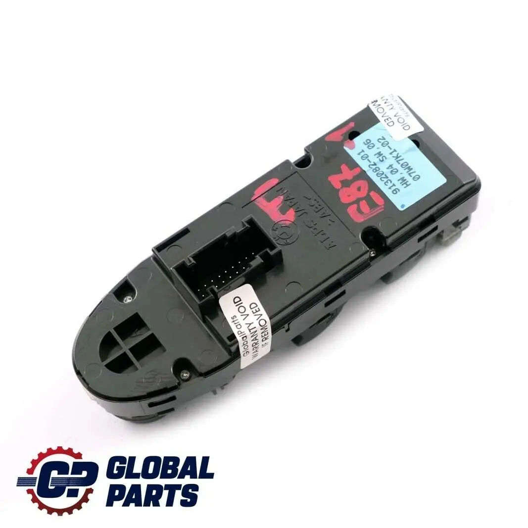 BMW 1 Series E87 E87N LCI 1 Switch Window Lifter Driver's Side - SKU 9132082-1 - Part number 9132082