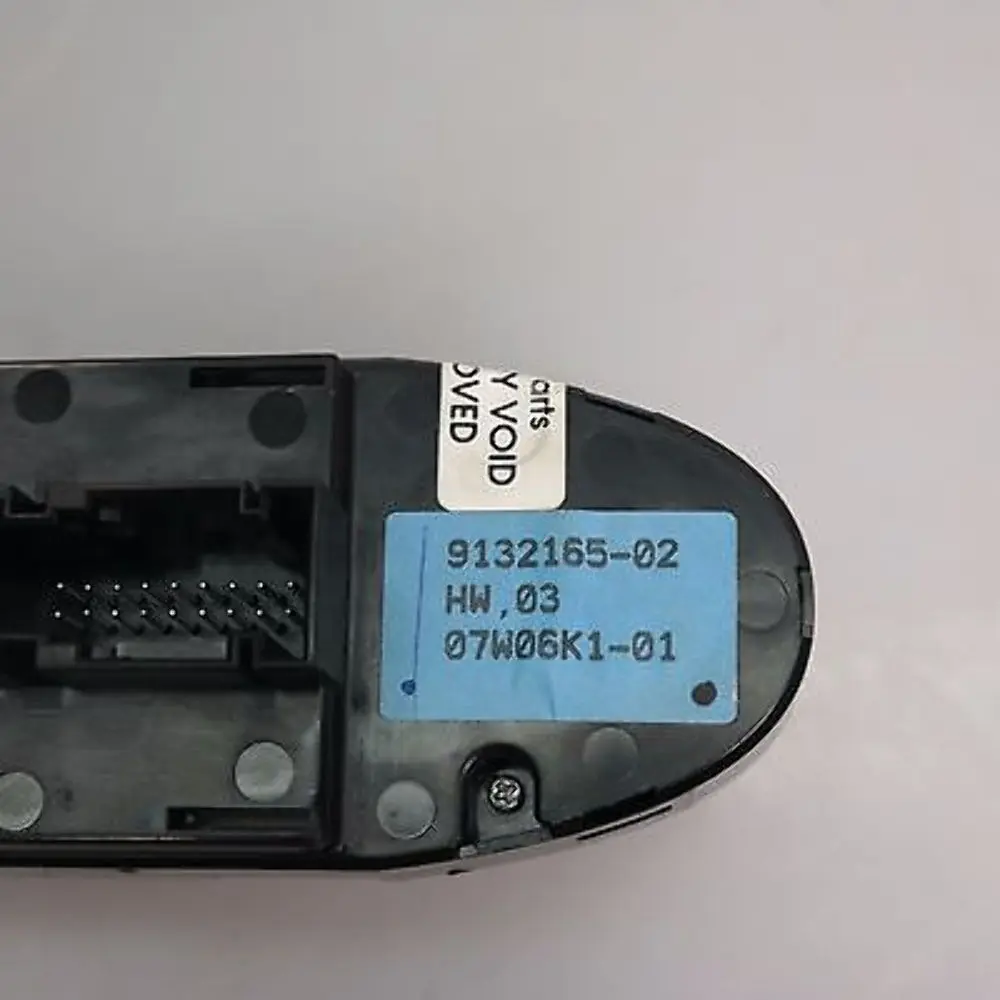 BMW E92 Interruttore Alzacristalli Lato Conducente - SKU 9132165 - Numero di parte 9132165
