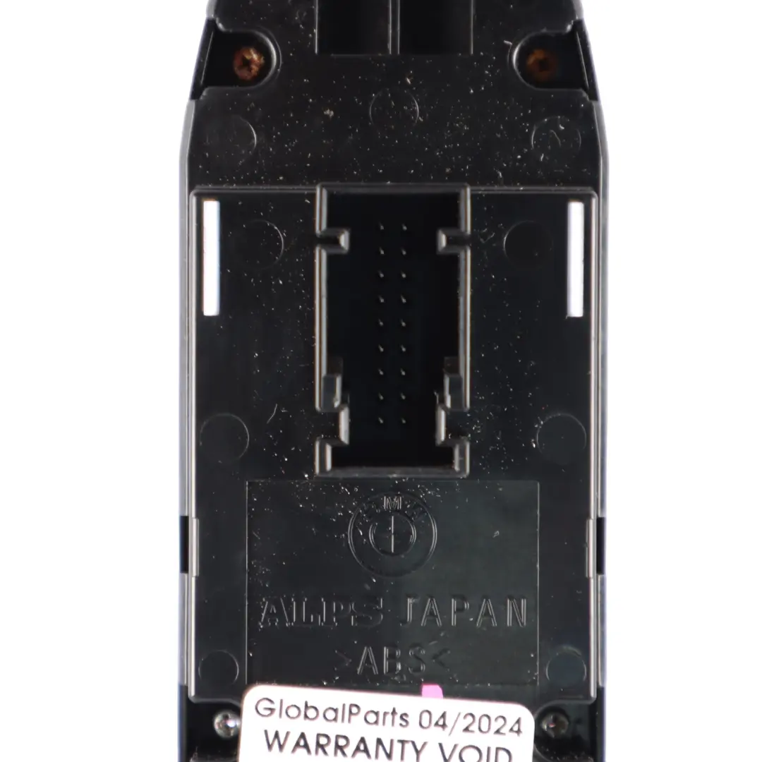 Interruptor Elevalunas Control Lado Conductor para BMW E93 Cabrio con número de pieza 9132184 BMW E93 Cabrio Interruptor Elevalunas Control Lado Conductor - SKU 9132184 - Número de pieza 9132184