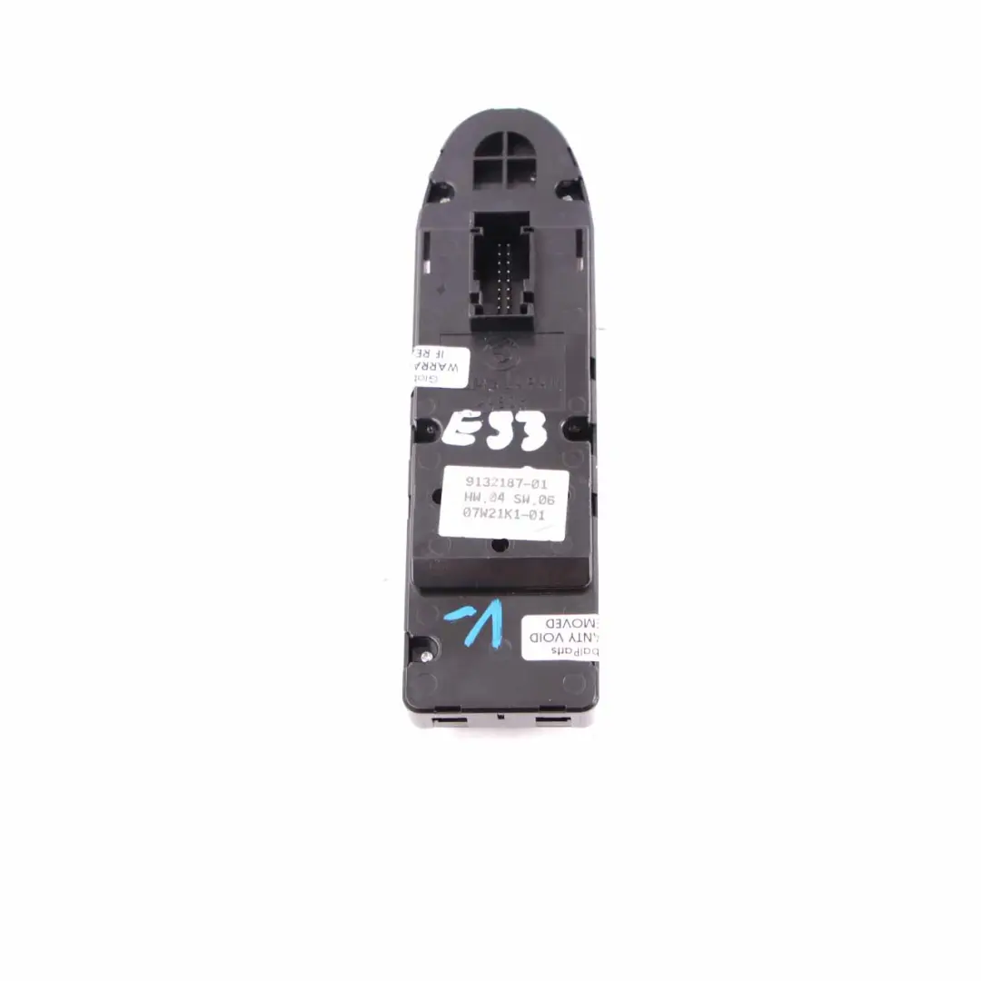 BMW E89 E93 Convertible Driver Window Lifter Switch Button Power Fold Black - SKU 9132187-1 - Número de pieza 9217371