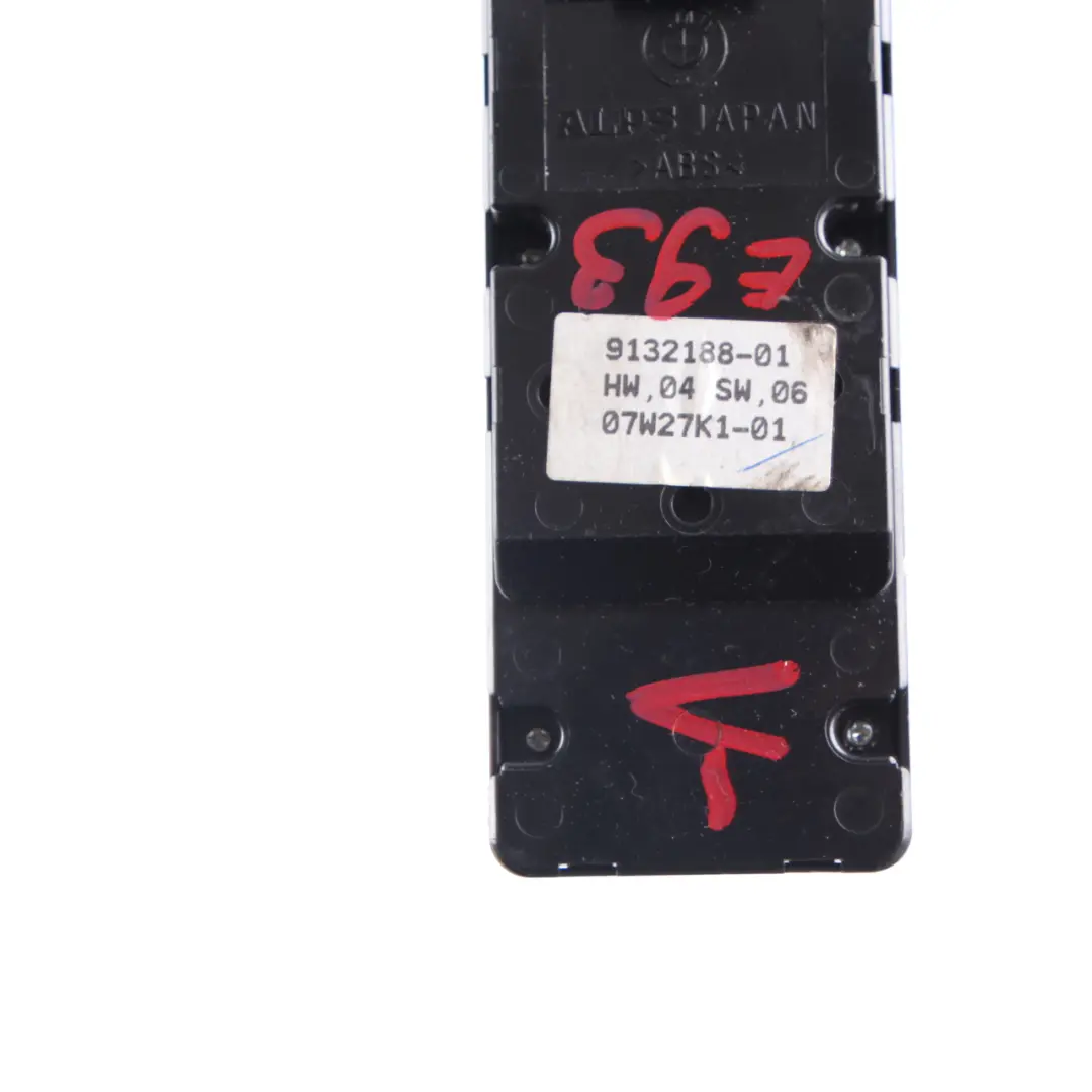 BMW E93 Switch Window Lifter Driver's Side Power Fold Auto Dip - SKU 9132188-1 - Part number 9132188