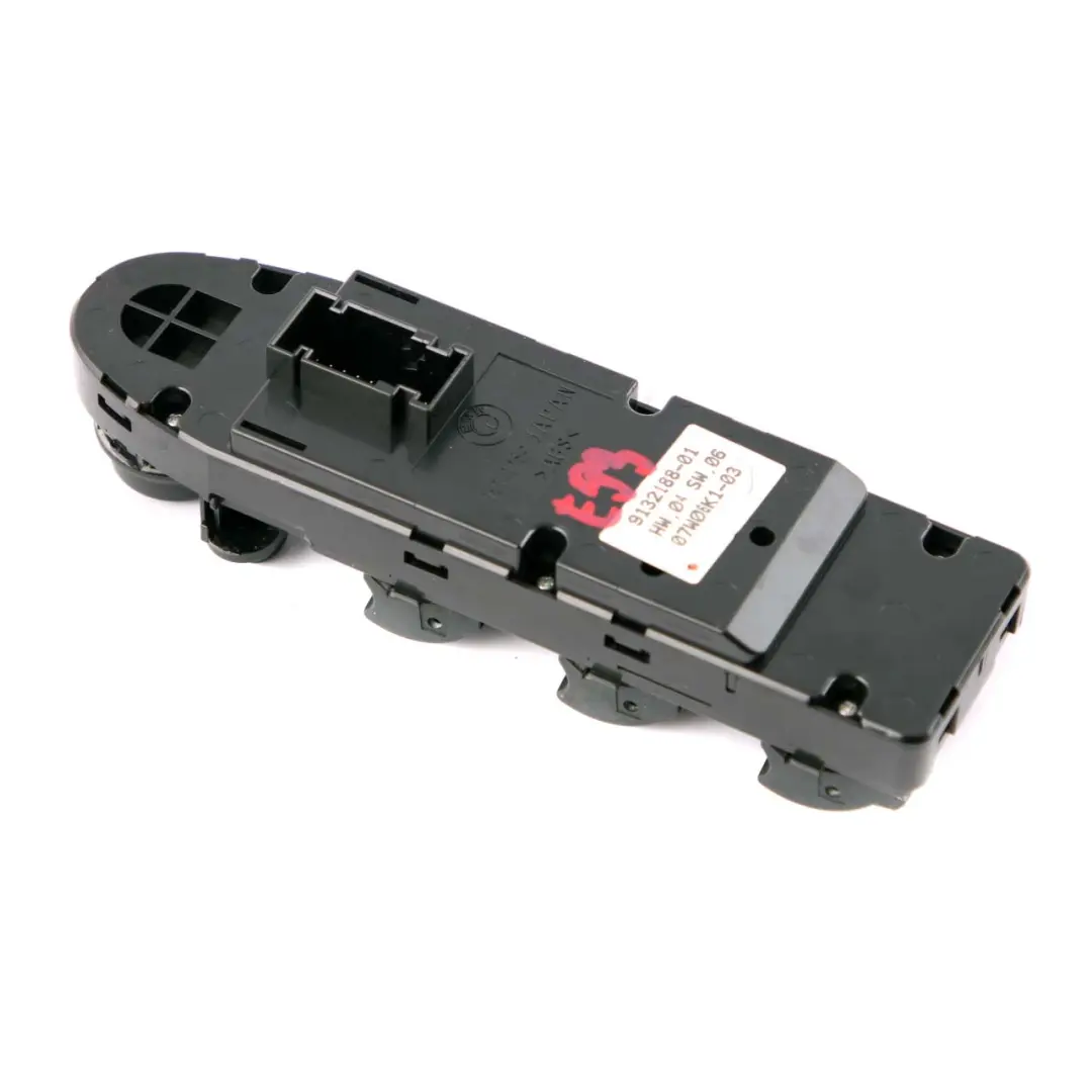 Switch Window Lifter Driver's Side Power Fold Auto Dip to BMW E93 LCI with Part number 9132188 BMW E93 LCI Switch Window Lifter Driver's Side Power Fold Auto Dip - SKU 9132188 - Part number 9132188