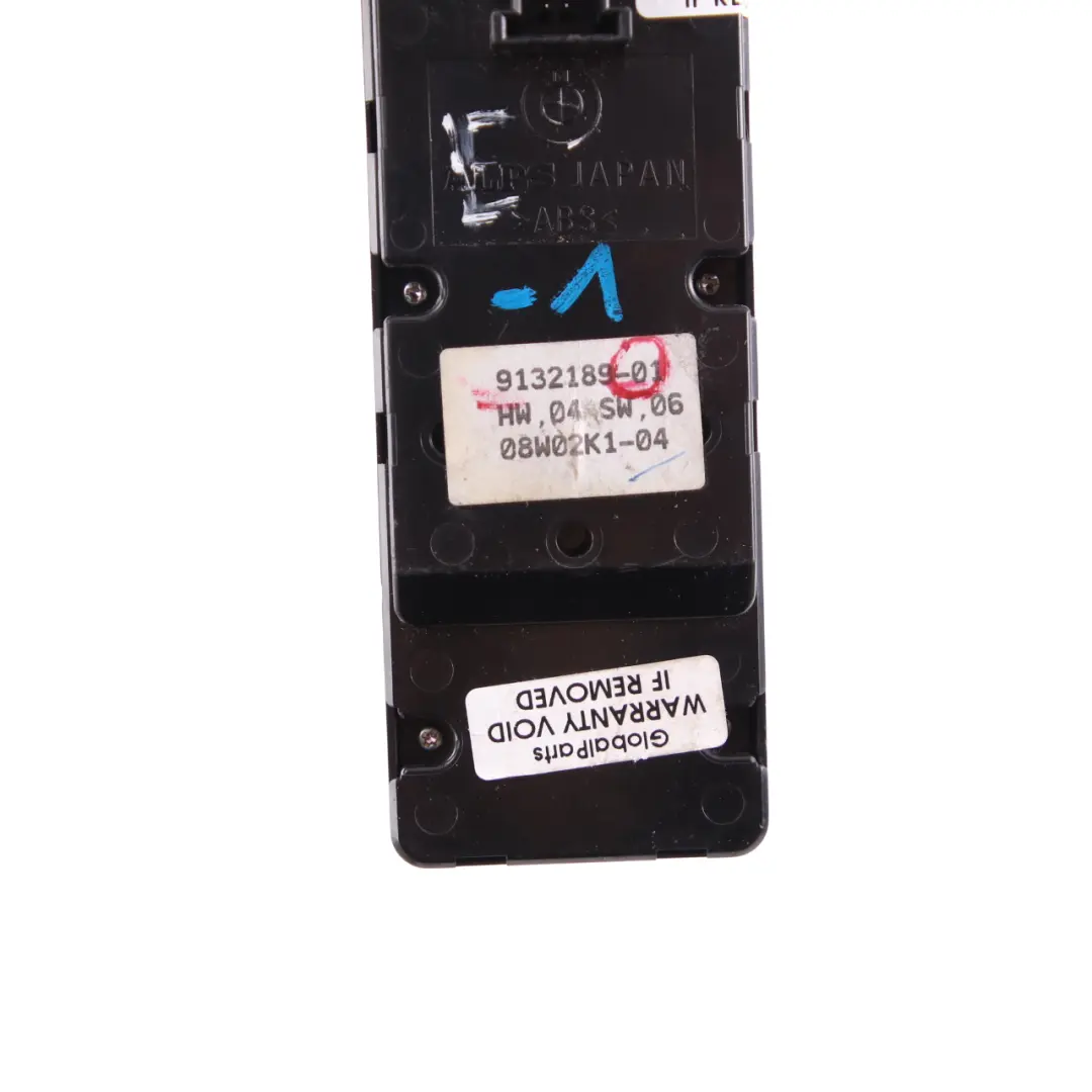  Window Lifter Switch BMW E93 Driver's Side Button Power Fold - SKU 9132189-1 - Part number 9132189