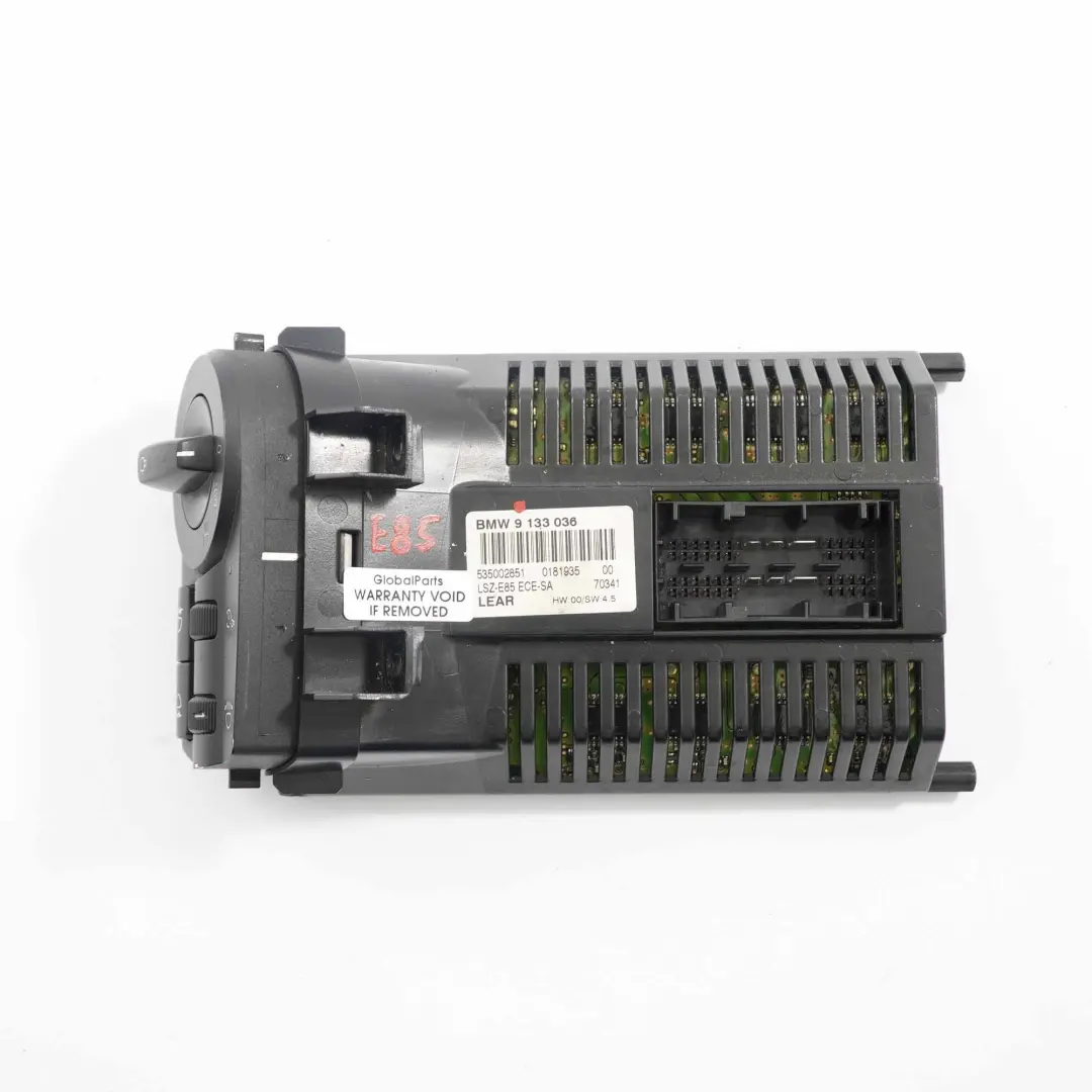  Interruptor del faro BMW Z4 E85 E86 Elemento de control Luz Lámpara - SKU 9133036 - Número de pieza 9133036