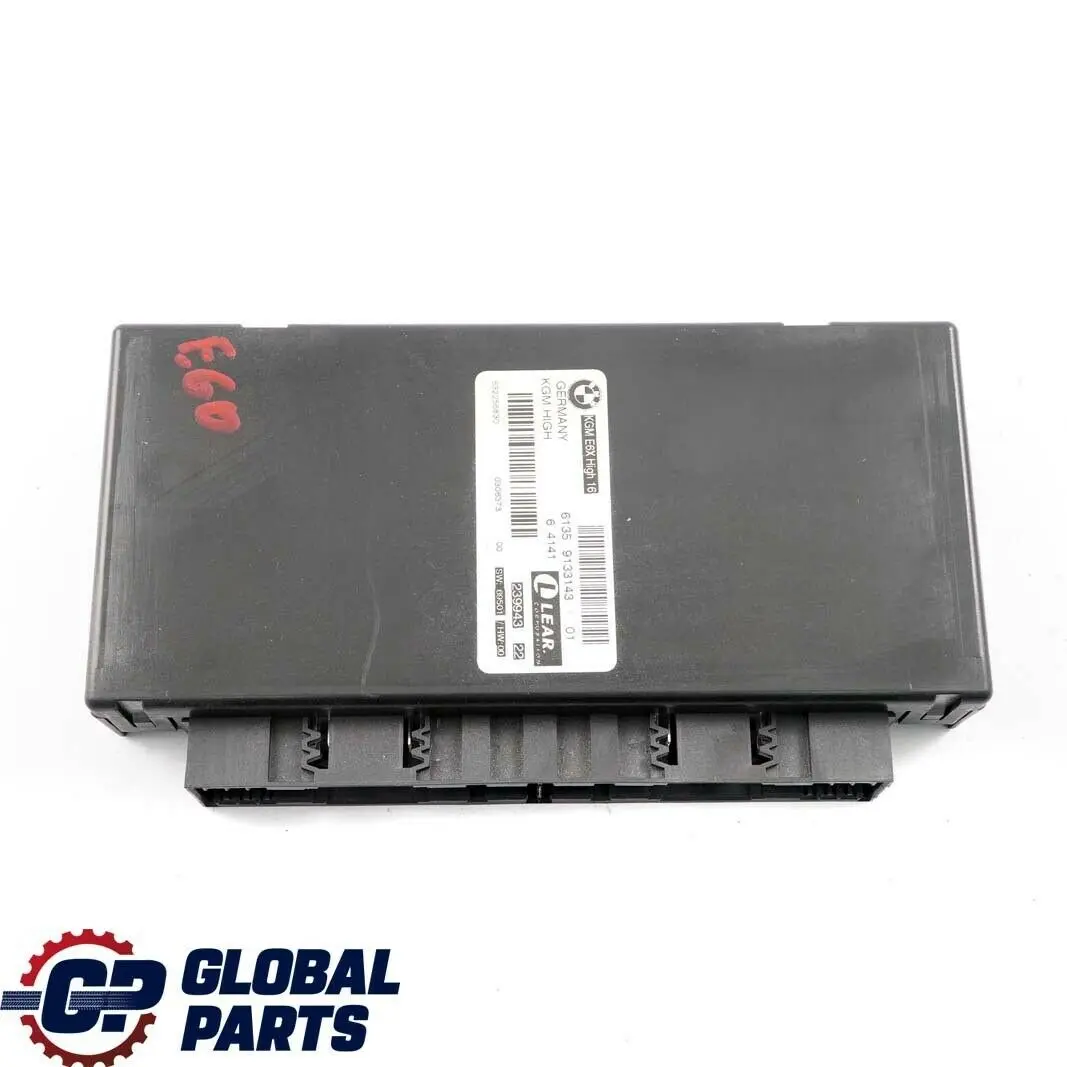 Body Gateway Unidad De Modulo De Control KGM HIGH Lear para BMW E60 con número de pieza 9133143 BMW E60 Body Gateway Unidad De Modulo De Control KGM HIGH Lear - SKU 9133143 - Número de pieza 9133143