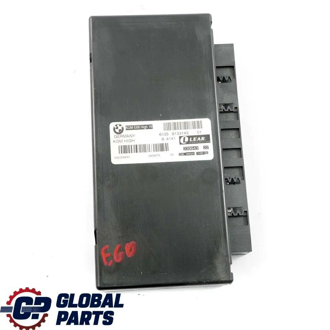 BMW E60 Centralina Kgm Alto Lear - SKU 9133143 - Numero di parte 9133143