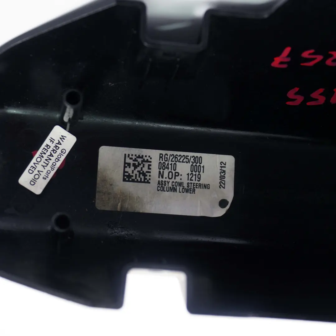 Carenatura Piantone Dello Sterzo Sopra Nero per Mini Cooper R57 LCI R58 R59 con numero di parte 9133155 Mini Cooper R57 LCI R58 R59 Carenatura Piantone Dello Sterzo Sopra Nero - SKU 9133155 - Numero di parte 9133155