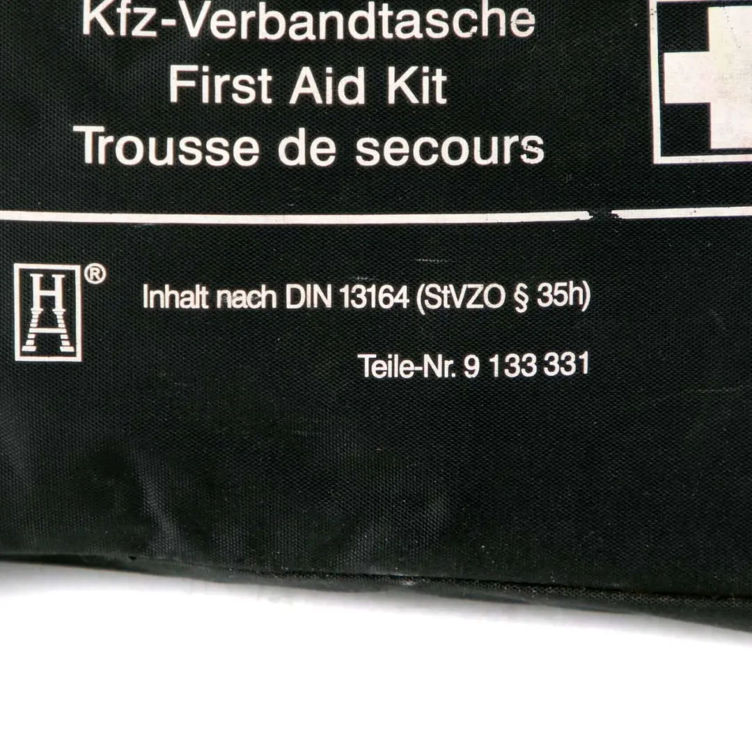 Universal Erste-Hilfe-Notfall-Kit Tasche schwarz für BMW mit Teilenummer 9133331 BMW Universal Erste-Hilfe-Notfall-Kit Tasche schwarz - SKU 9133331 - Teilenummer 9133331