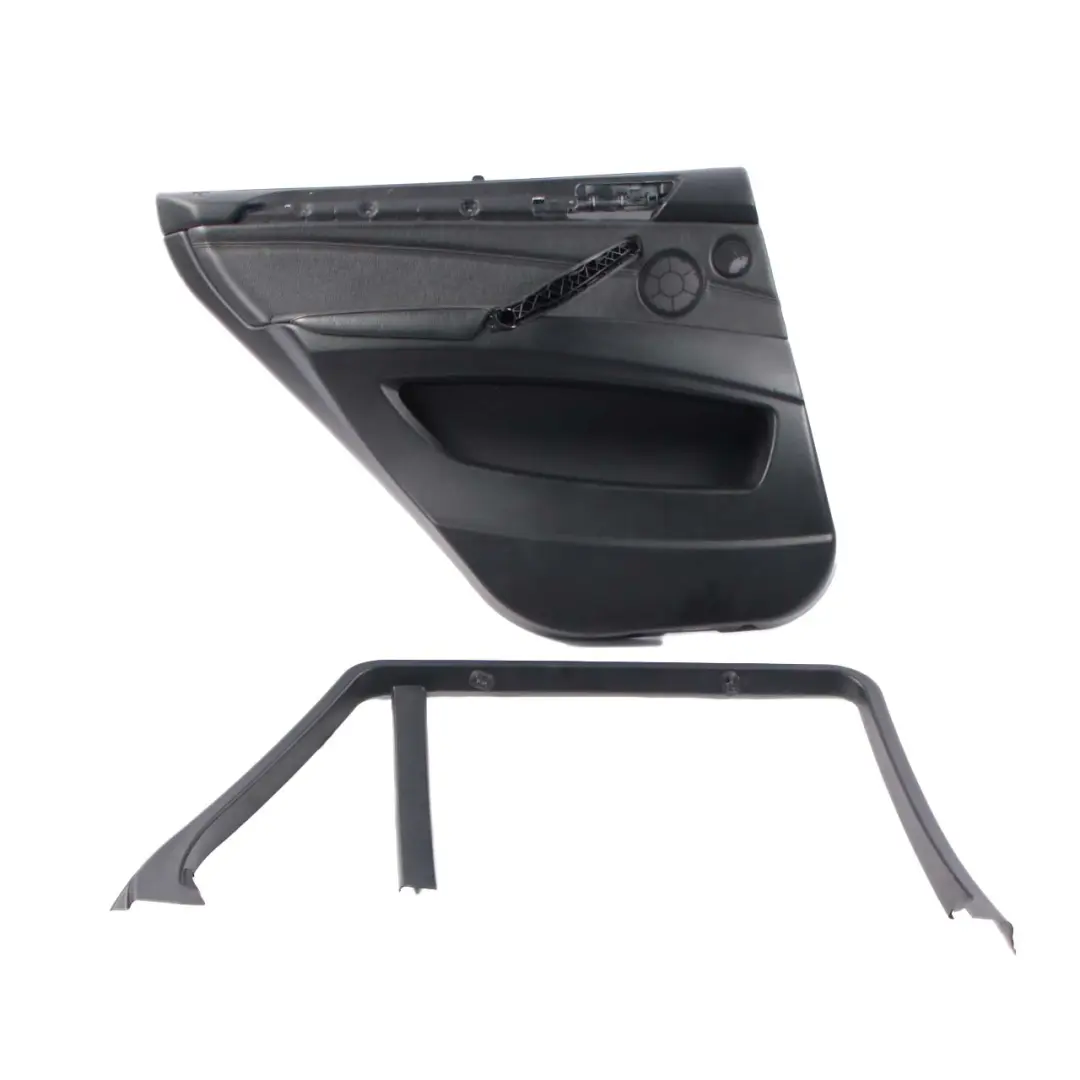 Left N/S Door Card Trim Panel Roller Blind Set Black Leather to BMW X5 E70 Rear with Part number 9133611 BMW X5 E70 Rear Left N/S Door Card Trim Panel Roller Blind Set Black Leather - SKU 9133611 - Part number 9133611