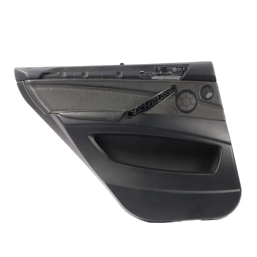 BMW X5 E70 Rear Left N/S Door Card Trim Panel Roller Blind Set Black Leather - SKU 9133611 - Part number 9133611