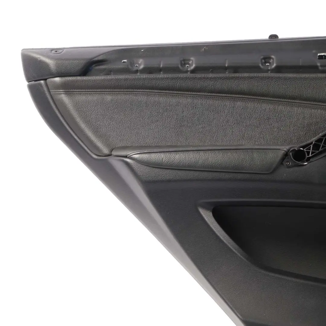 BMW X5 E70 Rear Left N/S Door Card Trim Panel Roller Blind Set Black Leather - SKU 9133611 - Part number 9133611