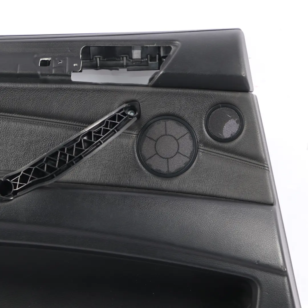 BMW X5 E70 Rear Left N/S Door Card Trim Panel Roller Blind Set Black Leather - SKU 9133611 - Part number 9133611